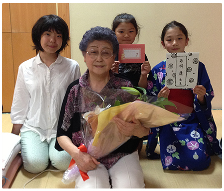 若柳　庸先生---お誕生日の記念撮影